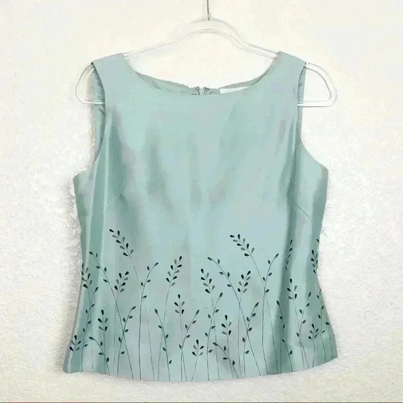 2/$25 Casual Corner ANNEX Silk Sleeveless Top sz 8 - Picture 1 of 7